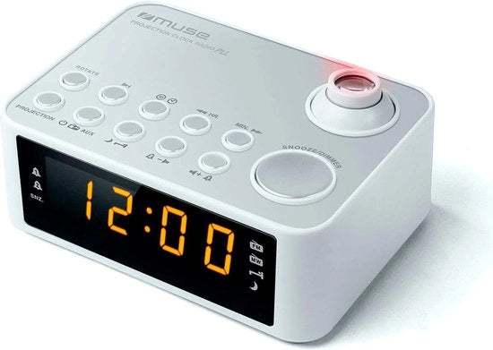 Alarme con proiezione oraria bianco - alarme con radio e proiezione

Modello: RWE 1234
Specifica: 5 stadi di allarme, funzione di silenzio, proiezione oraria, radio FM, batteria inclusa