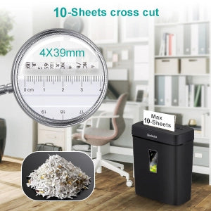Tritadocumenti 10 Fogli ¨C zephmum ¨C Nero 3.43 Gal