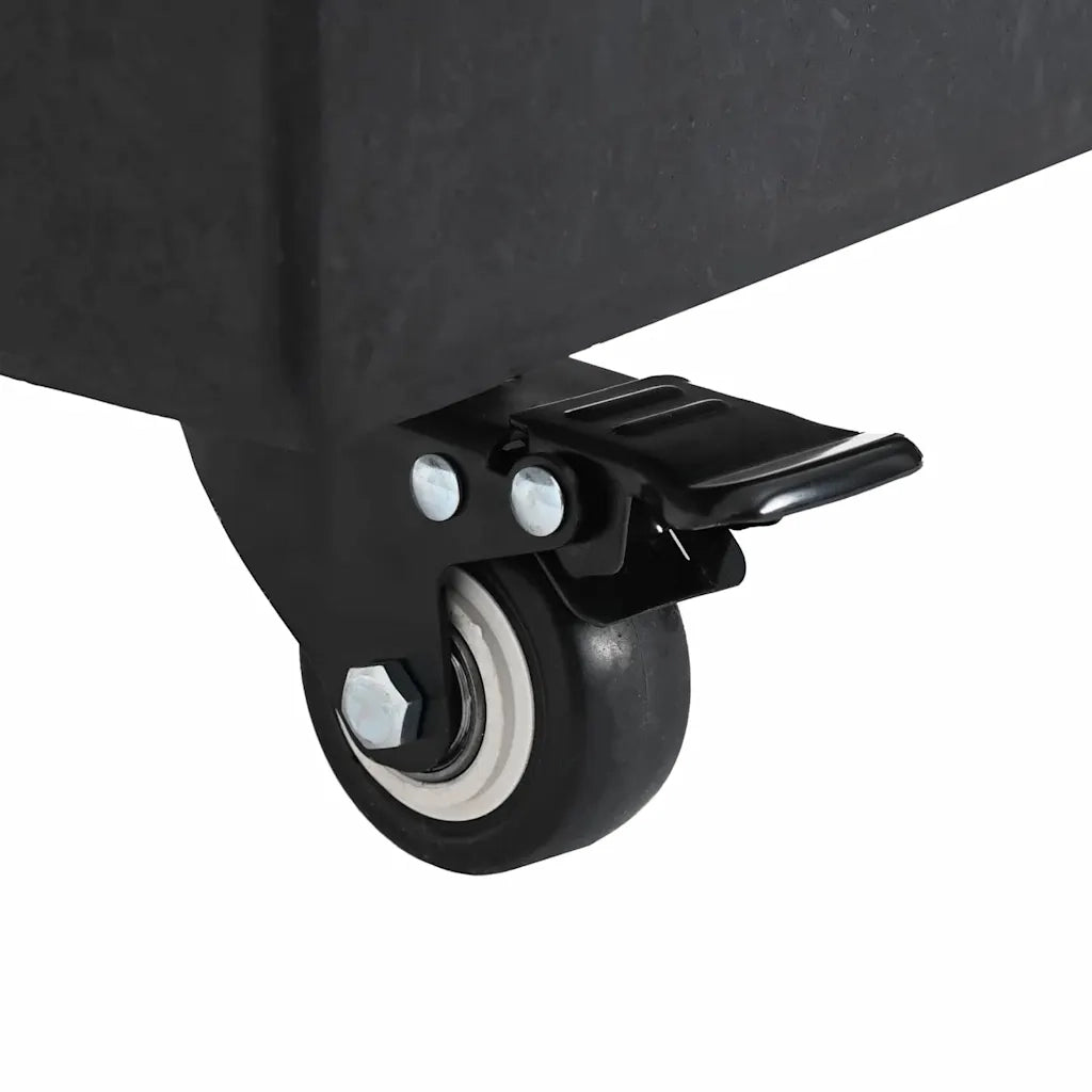 Base per ombrellone-Supporto per ombrellone 30kg Nero Granito Quadrato