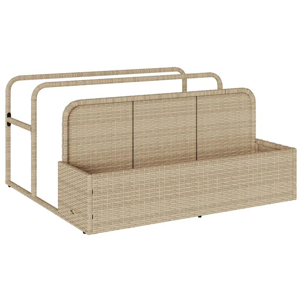 Galleggiante a Bordo Piscina Beige 110x100x57 cm in Polyrattan CFW7634930
