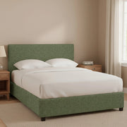 Basildon, Letto Matrimoniale Sfoderabile Made in Italy, Verde