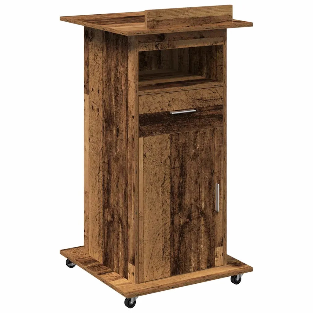 Podio Legno vecchio 55 x 55 x 107 cm Legno multistrato 862297