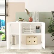 Olana, Armadio Multiuso Grande Appendiabiti, 89x74h cm Bianco