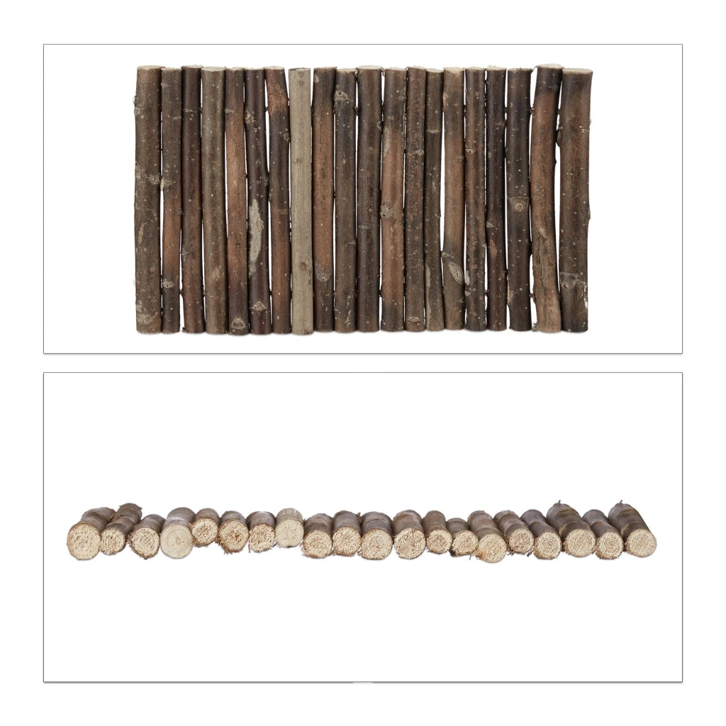 Ponticello per roditori pieghevole tunnel decorativo 2 x 29 x 17 cm in legno naturale 13_0003977