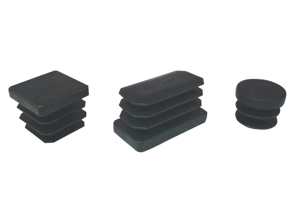 BL PUNTALE ALETTATO TONDO 22 MM NERO 8 PZ- 6,0 blister