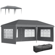 Gazebo pieghevole ¨C Minimal ¨C 3x6 m grigio