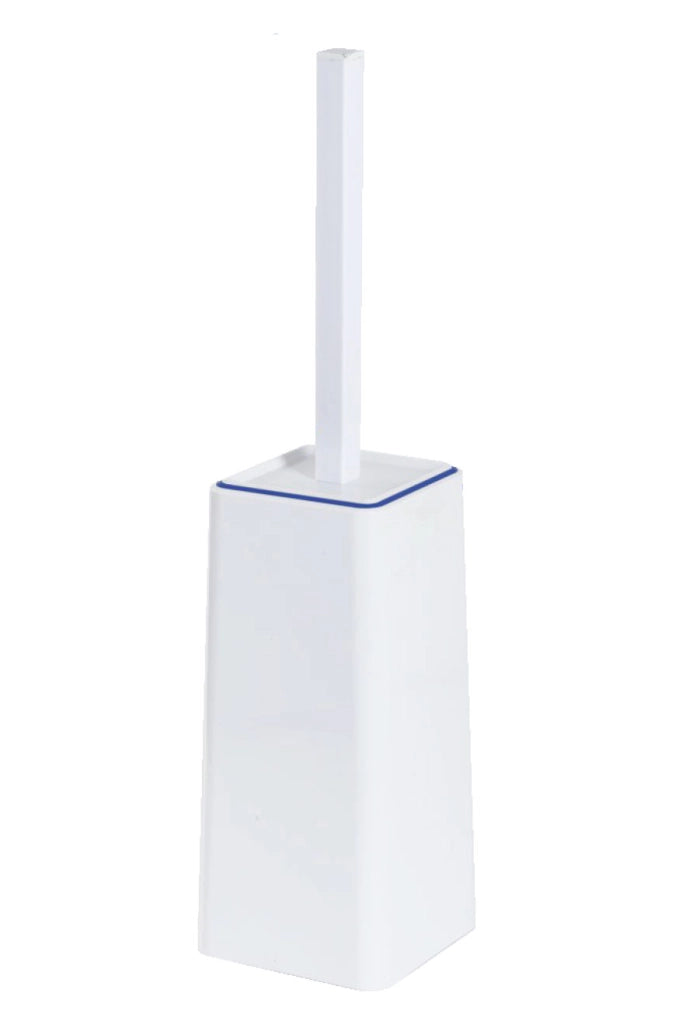 Porta Scopino Bagno WC da Terra Bianco Moderno Keope Metaform Colore: Blu