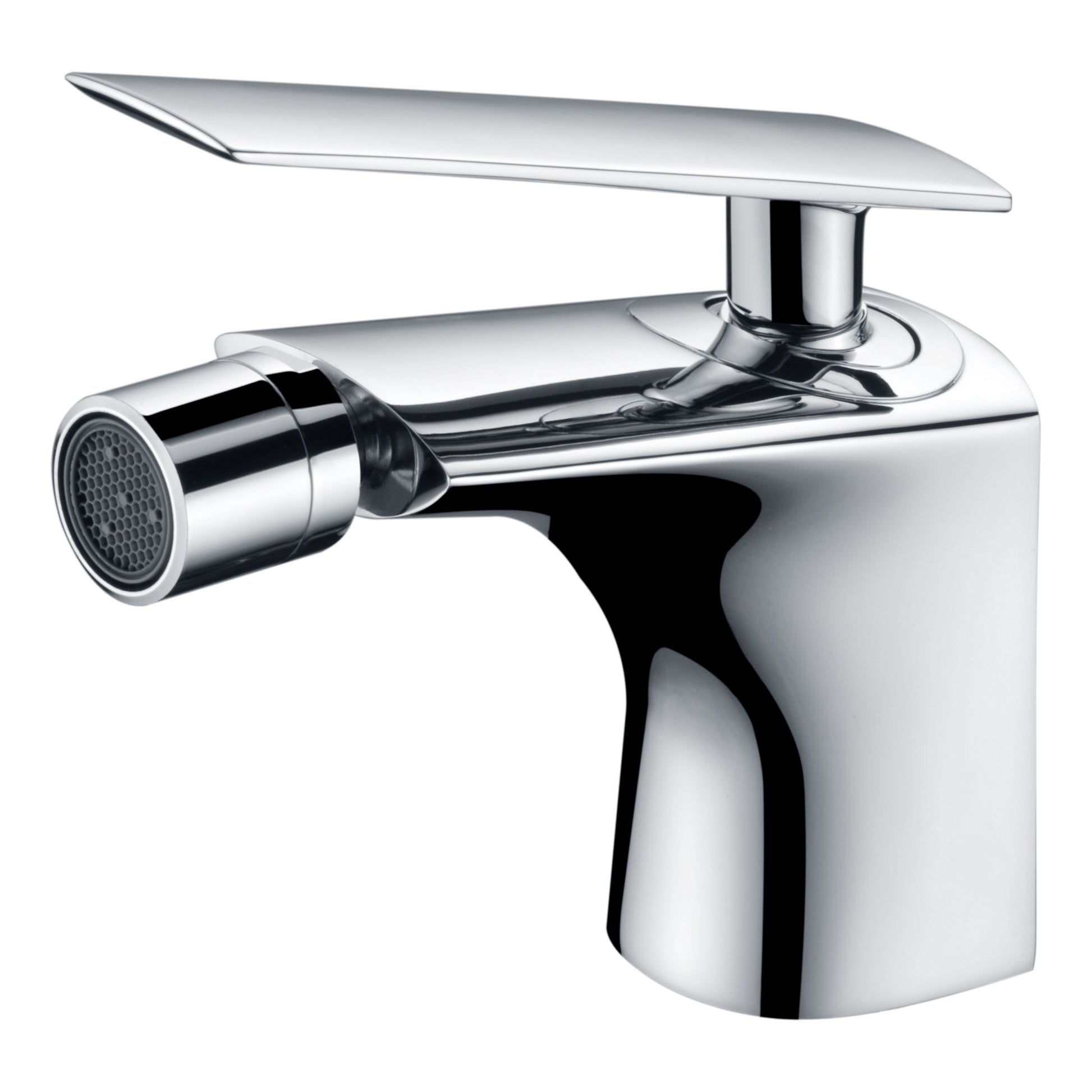 IMEX Miscelatore monocomando bidet in ottone e zama finitura cromata con cartuccia ceramica Ø35mm e tubi flessibili inclusi modello Escocia Imex-BDSC024-2