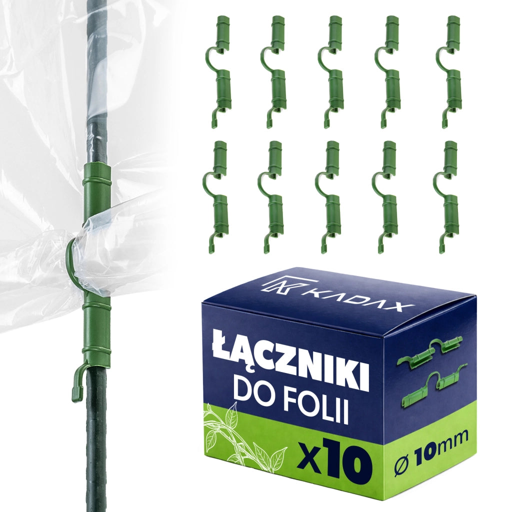 KADAX Clip per fissare teli ai pali, 10 pezzi