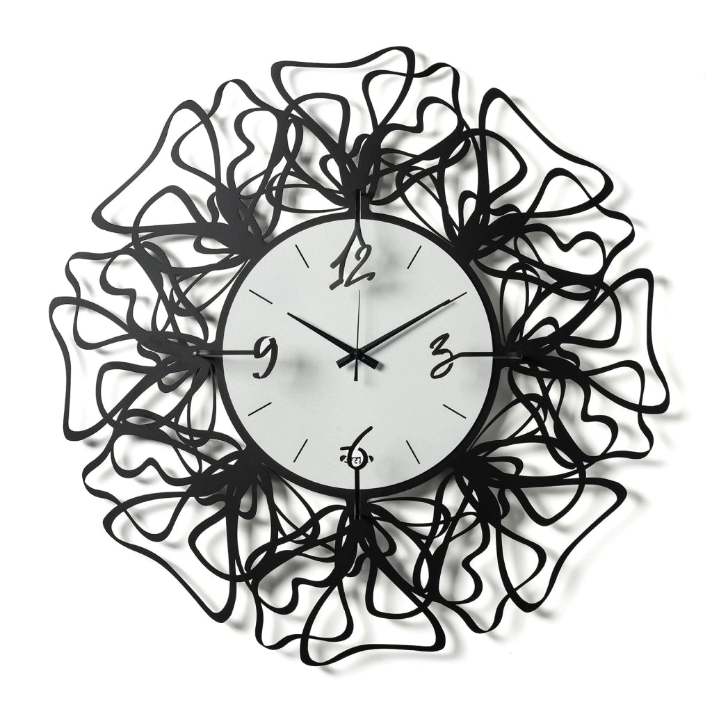 LINEA Nero / Bianco Marmo, Orologio, Arti e Mestieri