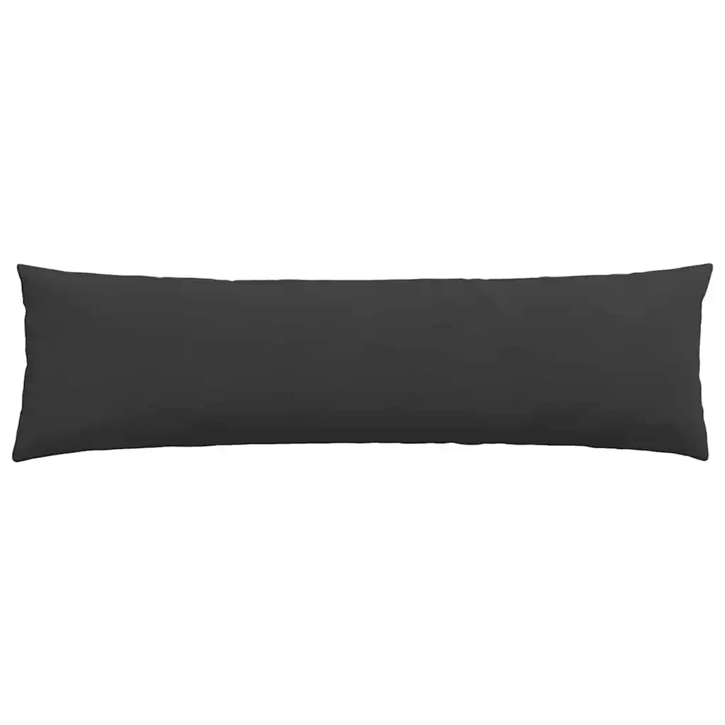 Cuscini da Divano 2 pcs Nero 145 x 40 cm Tessuto 42013857