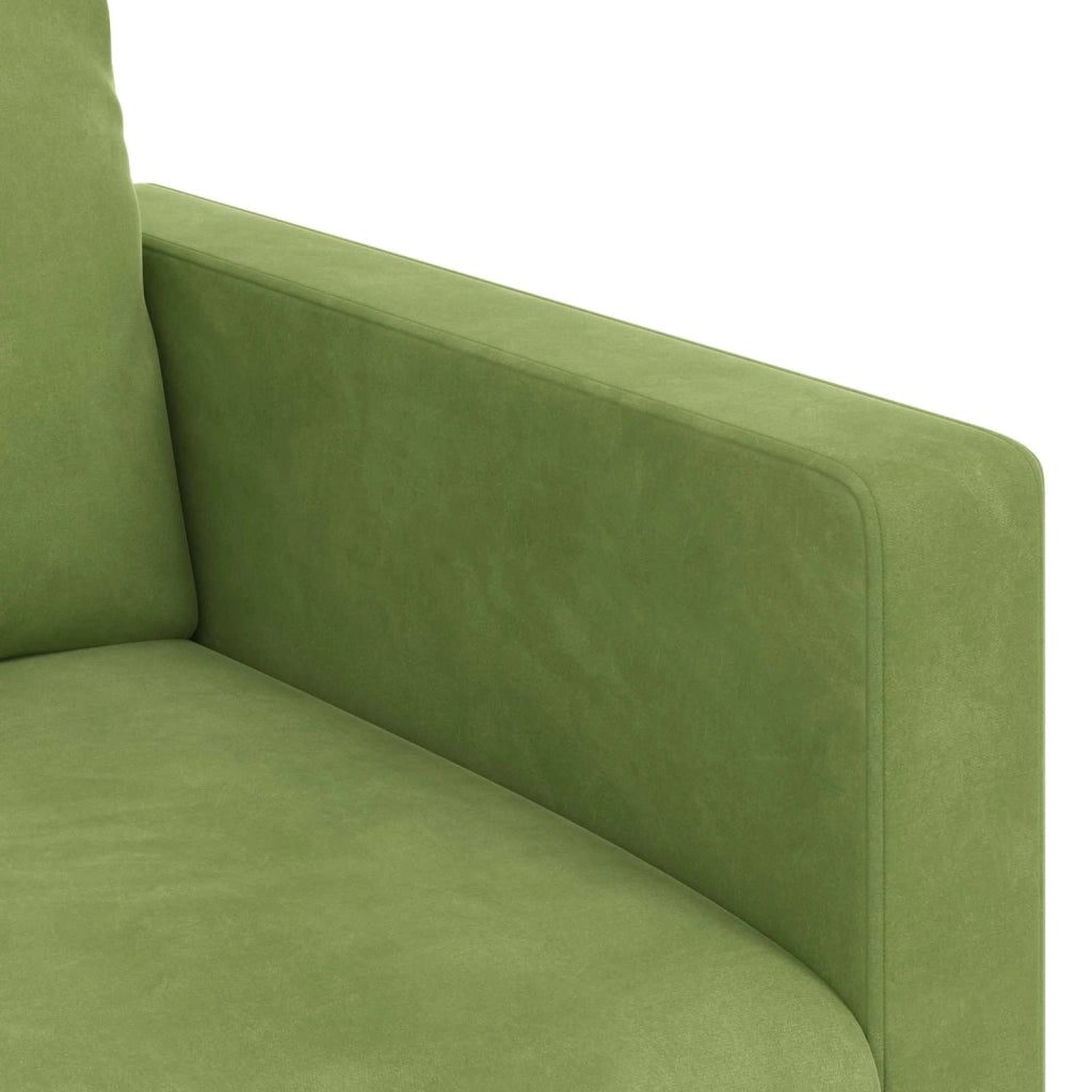 Divano Verde chiaro 138 x 78 x 80 cm Velluto