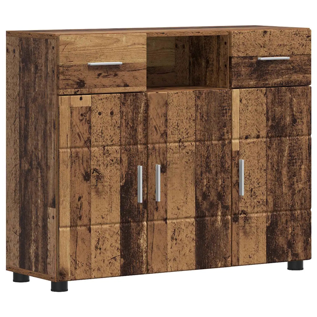 Armadio in Legno con cassetto Legno vecchio 88,5 x 30,5 x 73 cm CFW2008948