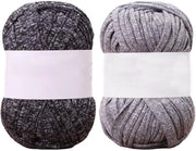 Set di fili per maglia di 2 pezzi - Filo spesso - Fili per maglia a T - Fili per maglia per hobby - Progetti creativi - Adatto per principianti - Fili per maglia per tessitura
