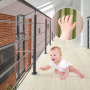 Rete di Sicurezza per Scale e Balconi - Bambini Amichevole, Adattabile, 3 metri