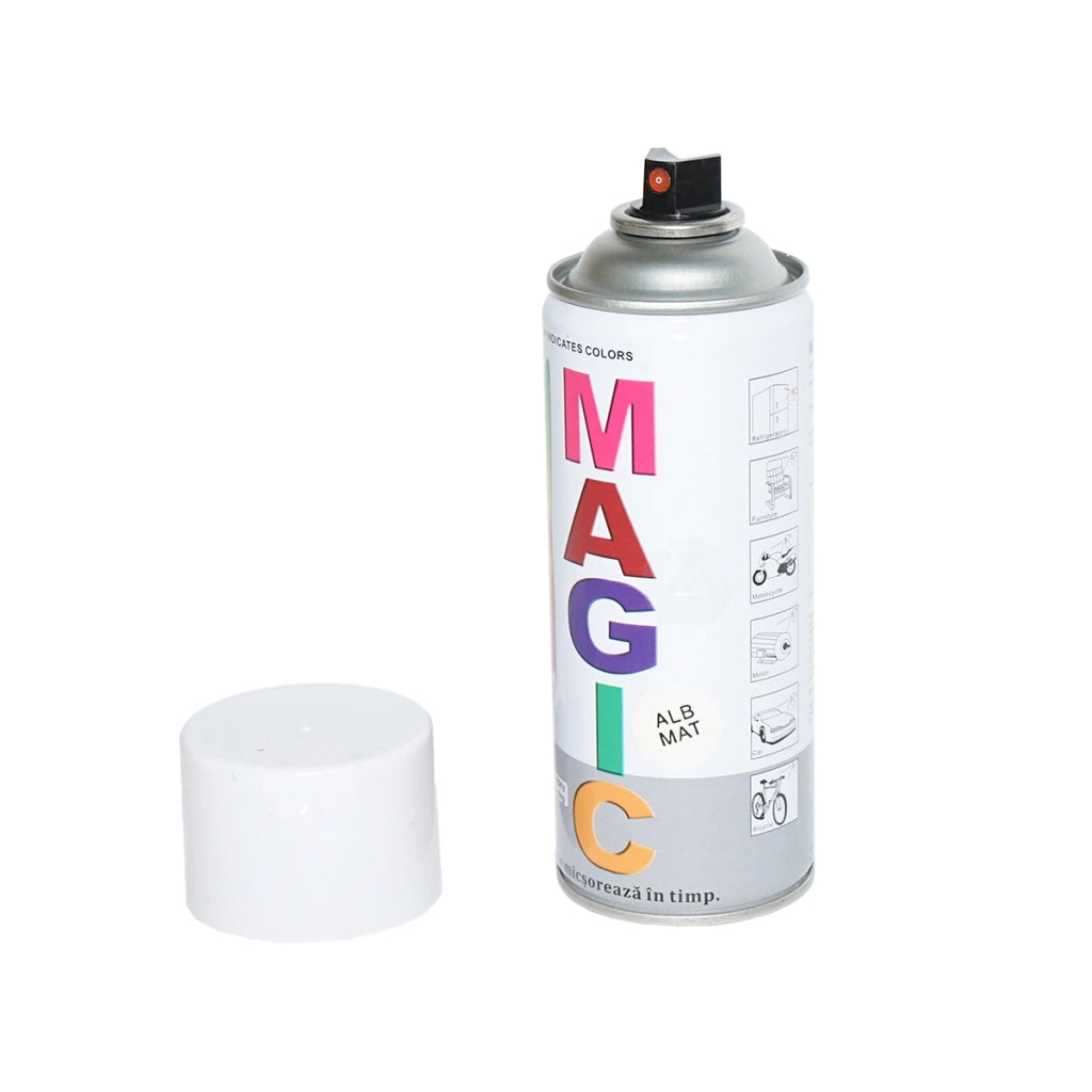 Spray vernice MAGIC bianco opaco 007, 400 ml