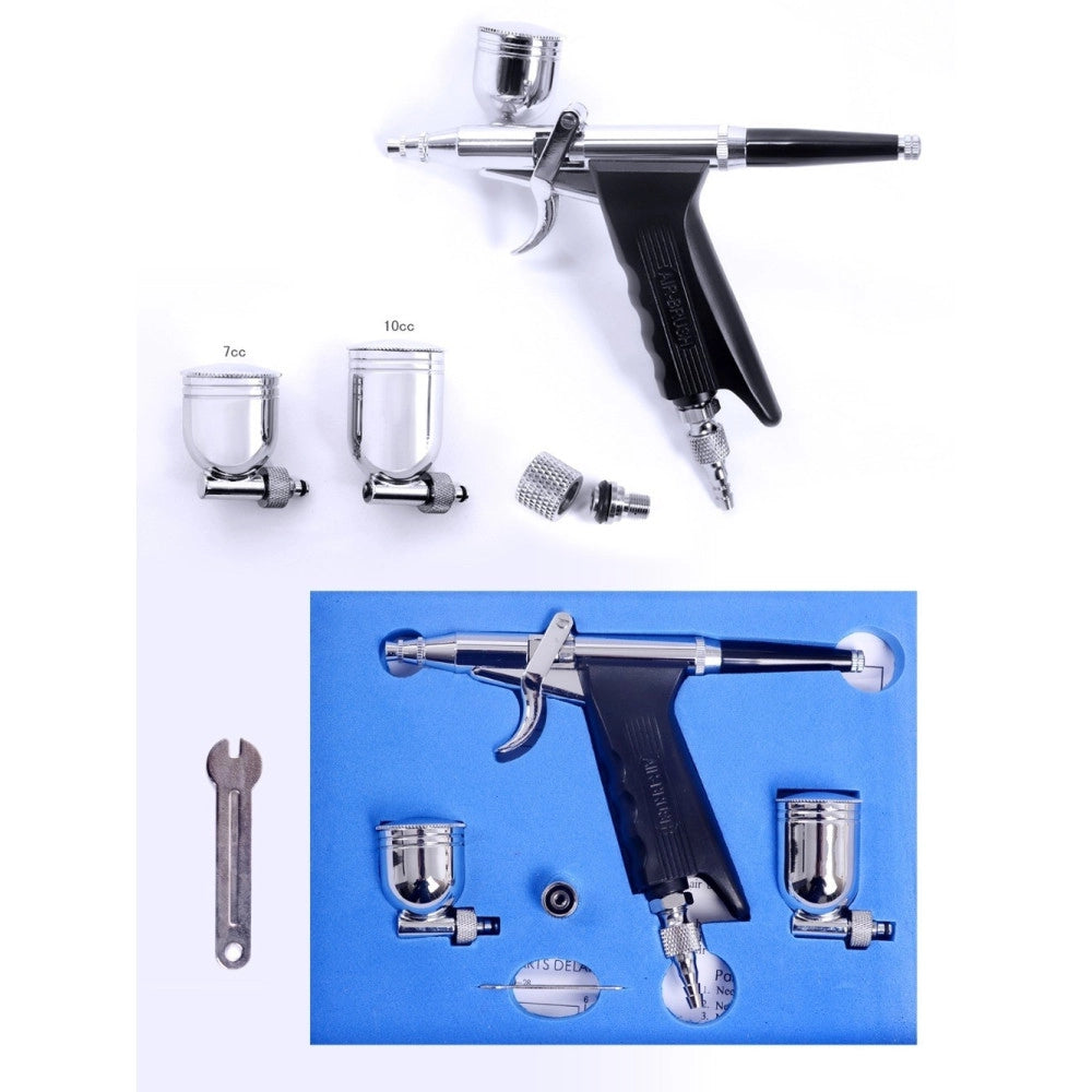 Trade Shop - Kit Penna Aerografo Aeropenna Spruzzo Spray Aria Compressa Professionale -