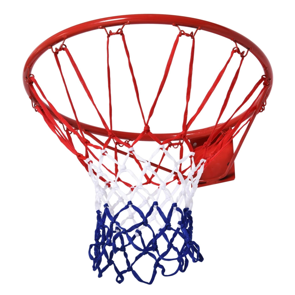 Canestro da Basket con Rete Ø46 cm in Metallo