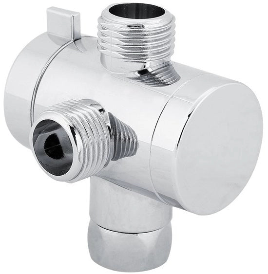 Douchekop a 3 viei G1/2 - Connessione per doccia - Resistente e robusto - Formato universale - Regolazione della portata d'acqua - Adatto per la camera da bagno domestica