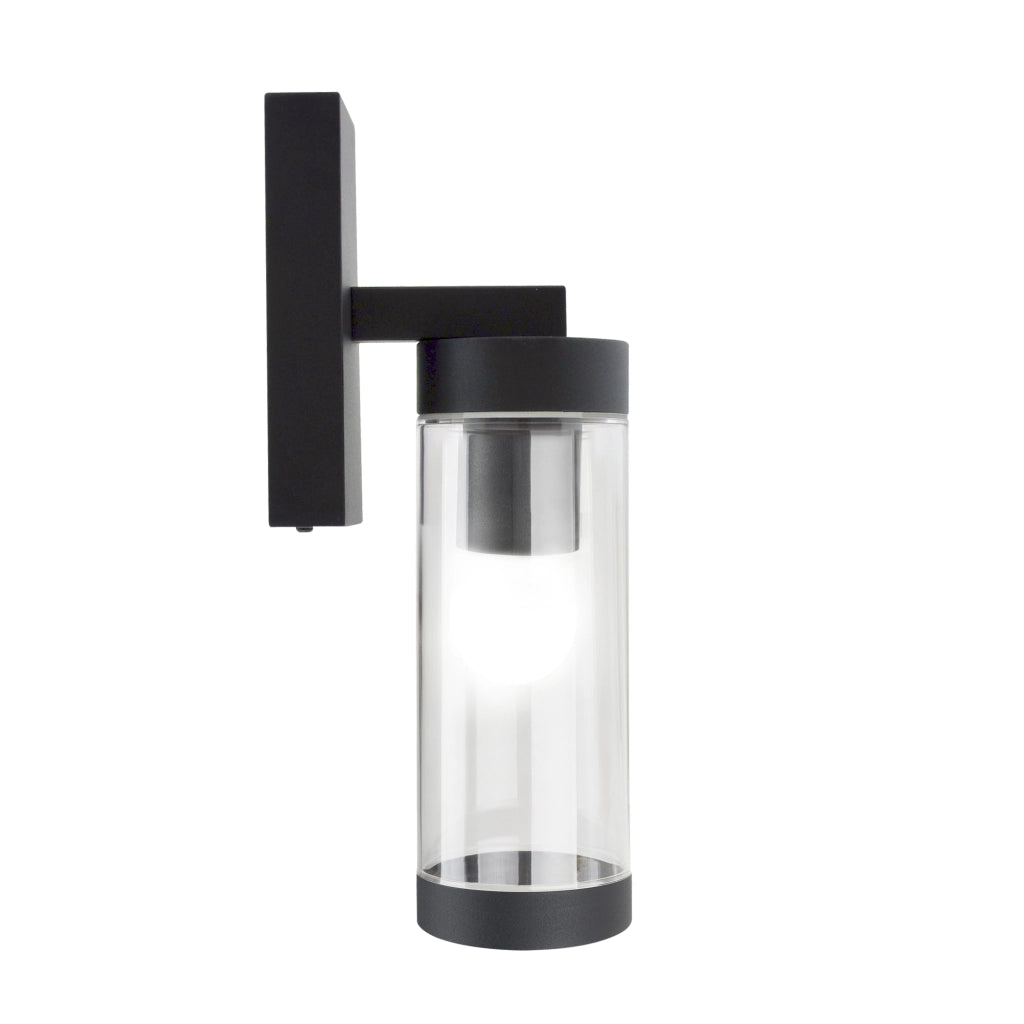 Applique esterna SPECTRA E27 nero opaco Polux 312334