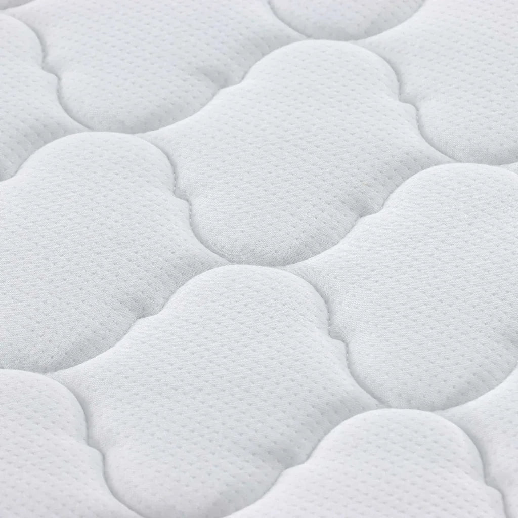 Topper al cocco Bianco 140 x 200 cm Tessuto Jacquard 4106397