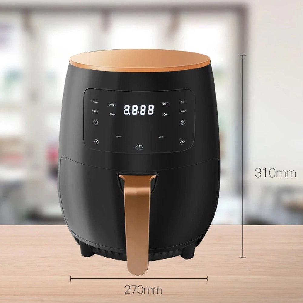 Trade Shop - Friggitrice Ad Aria Calda Senza Olio Airfreyer Xl Digitale 6 Lt Premium 2400 W -