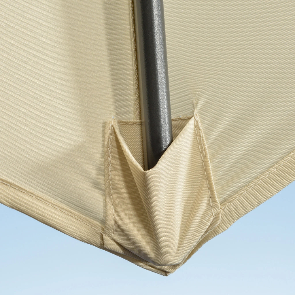 Ombrellone da Giardino ¨C Minimal ¨C Crema 300x250 cm