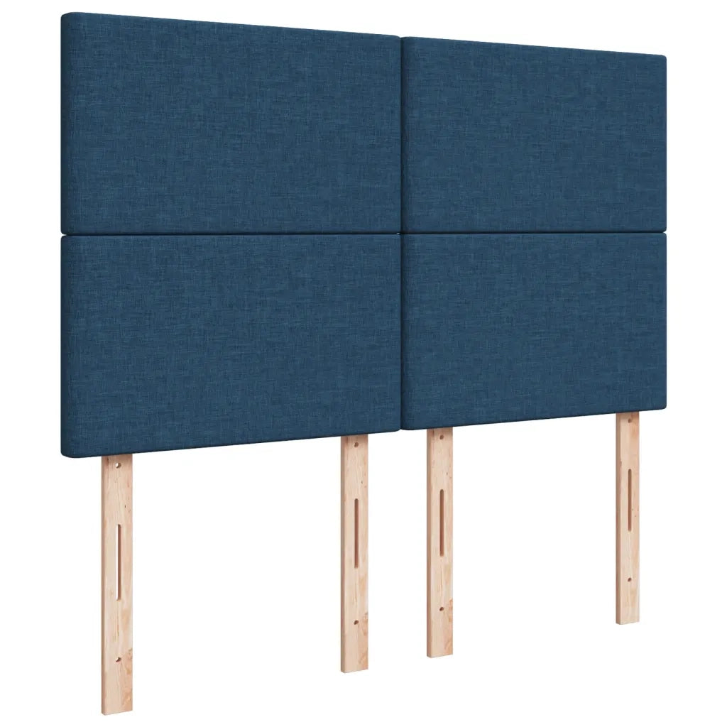 Giroletto a Molle con Materasso Blu 140x200 cm in Tessuto 3292810