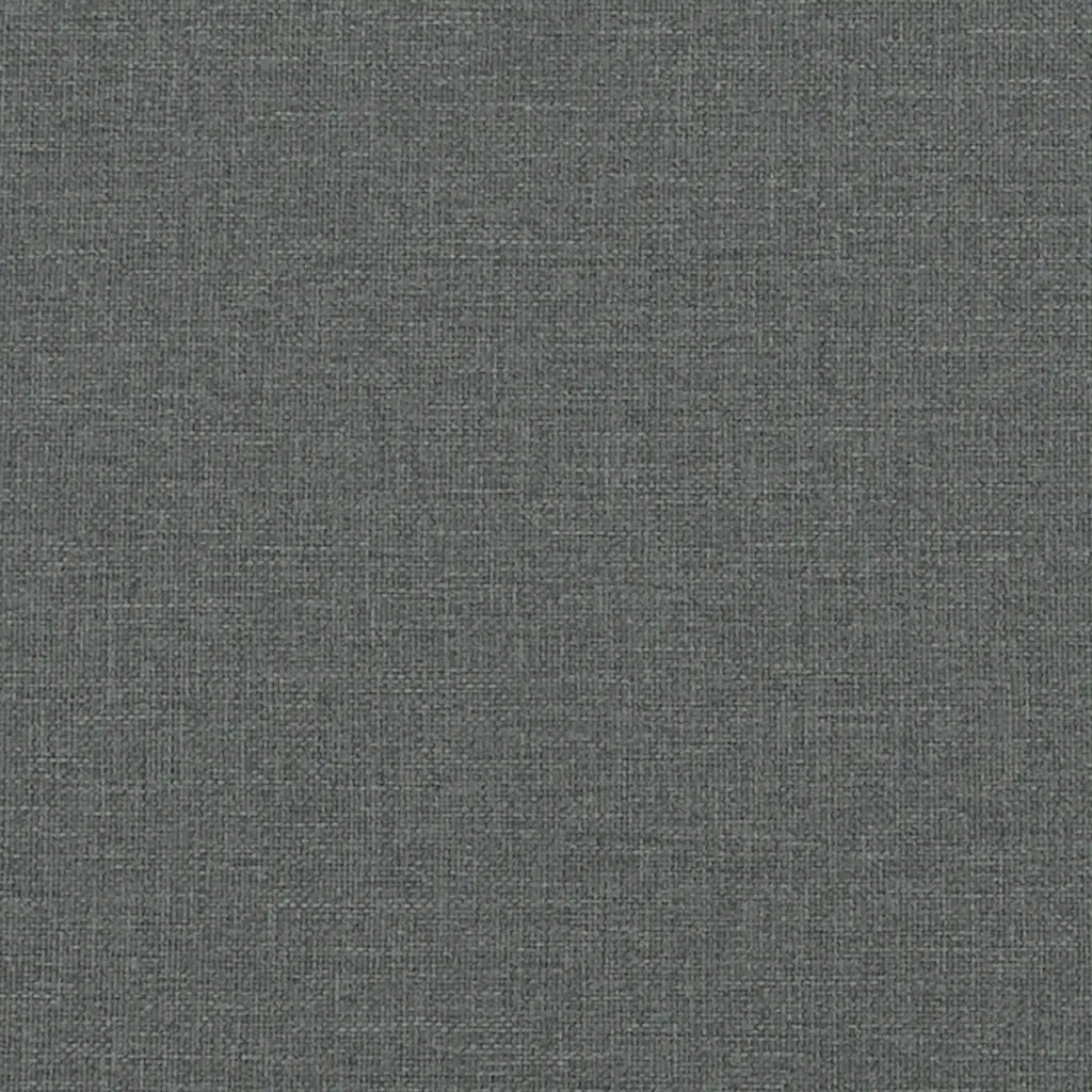 Set di Divani 2 pz Grigio Scuro in Tessuto