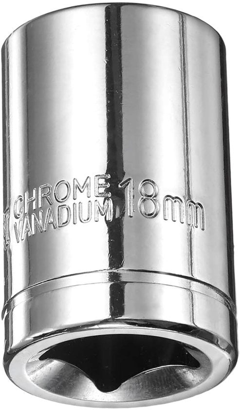 Set di chiavi a coda di rondine a 12 punte per 18 mm - Stagno di Vanadio Cromo - Finitura liscia - Adatto per attrezzi da corda - Lunghezza totale 38 mm - Chiave a coda di rondine
