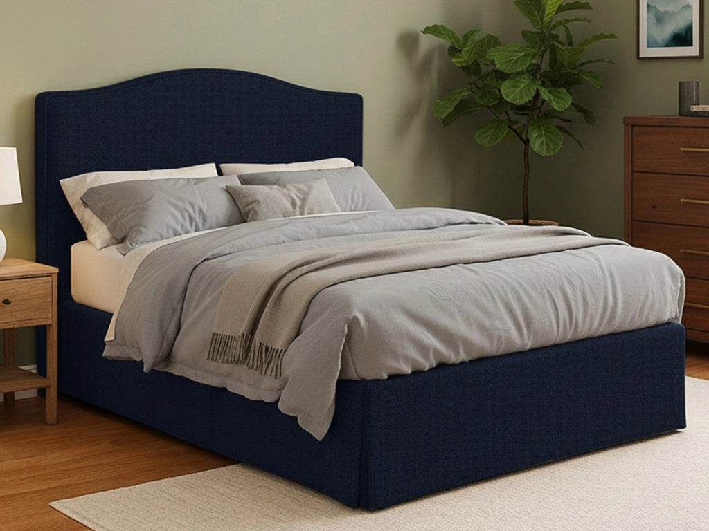 Runcorn, Letto Piazza e Mezza Sfoderabile Made in Italy, Viola Scuro