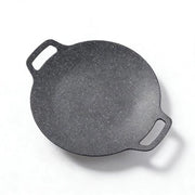 Pannello per Griglia 38 cm - Maniglie a Due Mani - Alluminio Fuso - Senza PFOA - Fornello Induzione/Fornello a Gas - Cucina Salutare - Superficie di Griglia