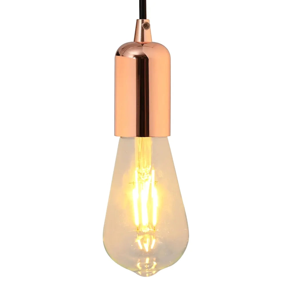 Portalampada 2 pz Oro Rosa E27 4106531