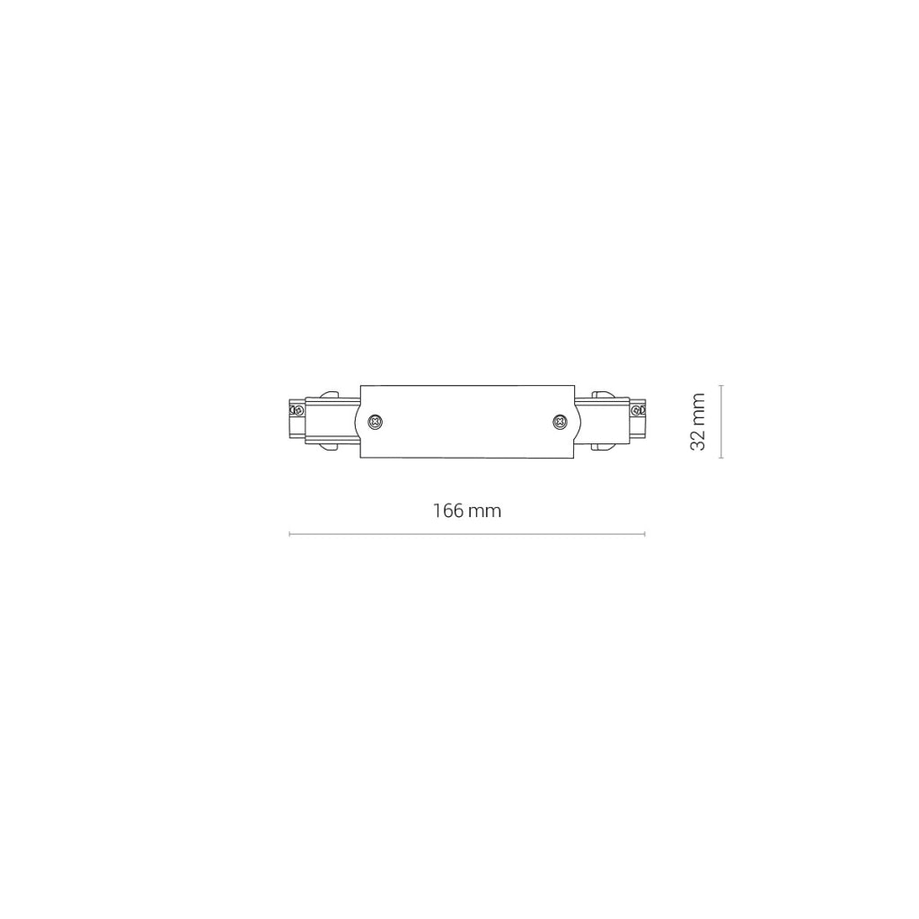 Connettore lineare nero binario 3 circuiti CTLS 8708