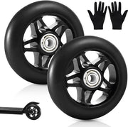 Ruote di riserva 100 mm - 2 pezzi - Lavi 9 - Nucleo in alluminio - Adatto per scooter - Ideale per pavimenti in legno - Ruote per scooter