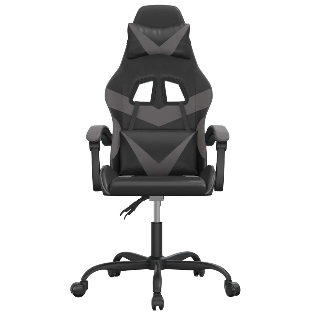 Sedia da Gaming Nera e Grigia in Similpelle 3143846