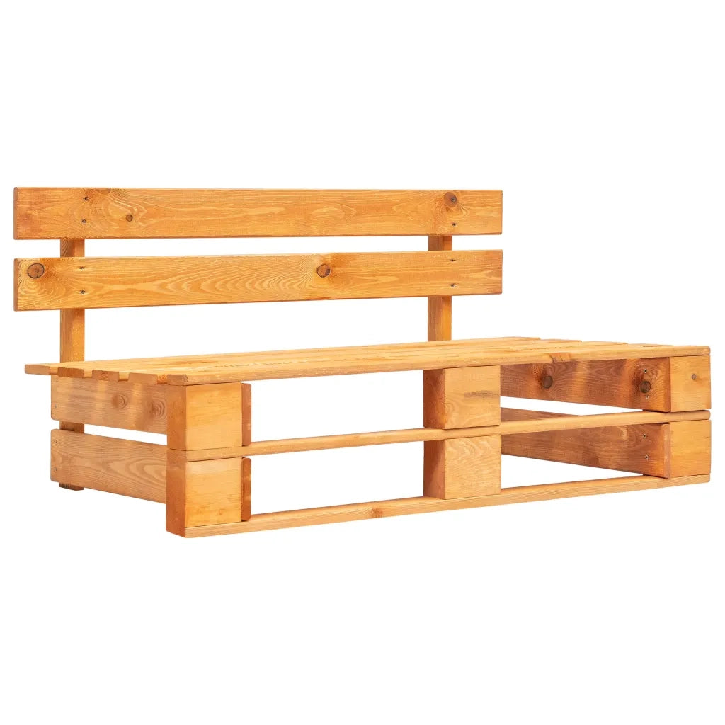 Set Divani in Pallet con Cuscini 6 pz in Pino Impregnato Ambra 3066879