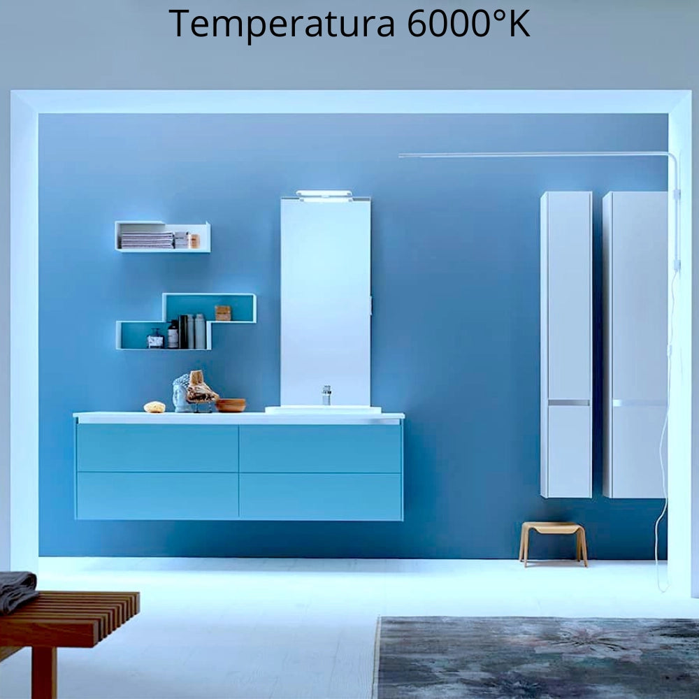 Lampadina dicroica led spillo gu5.3 7 watt risparmio energetico 6000k pezzi 6