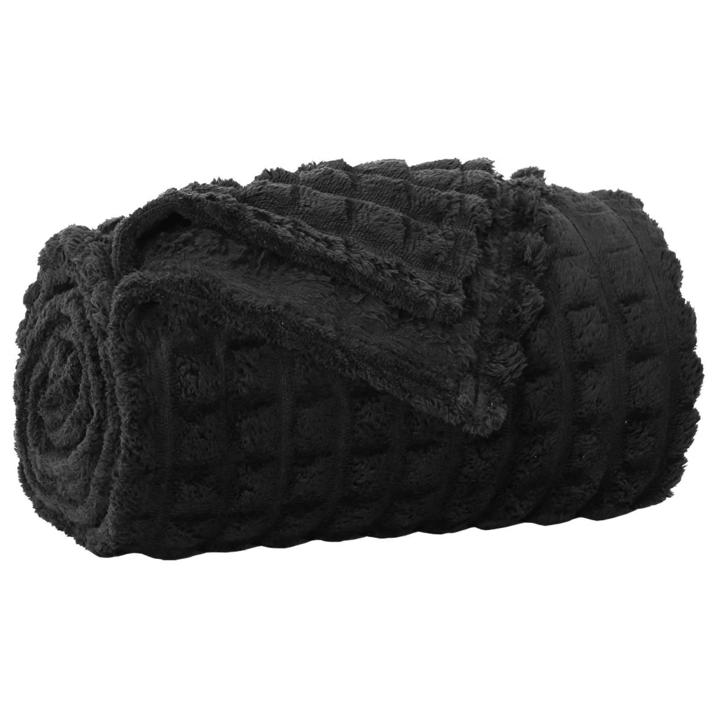 Coperta Nero 240 x 220 cm Panno 42016931