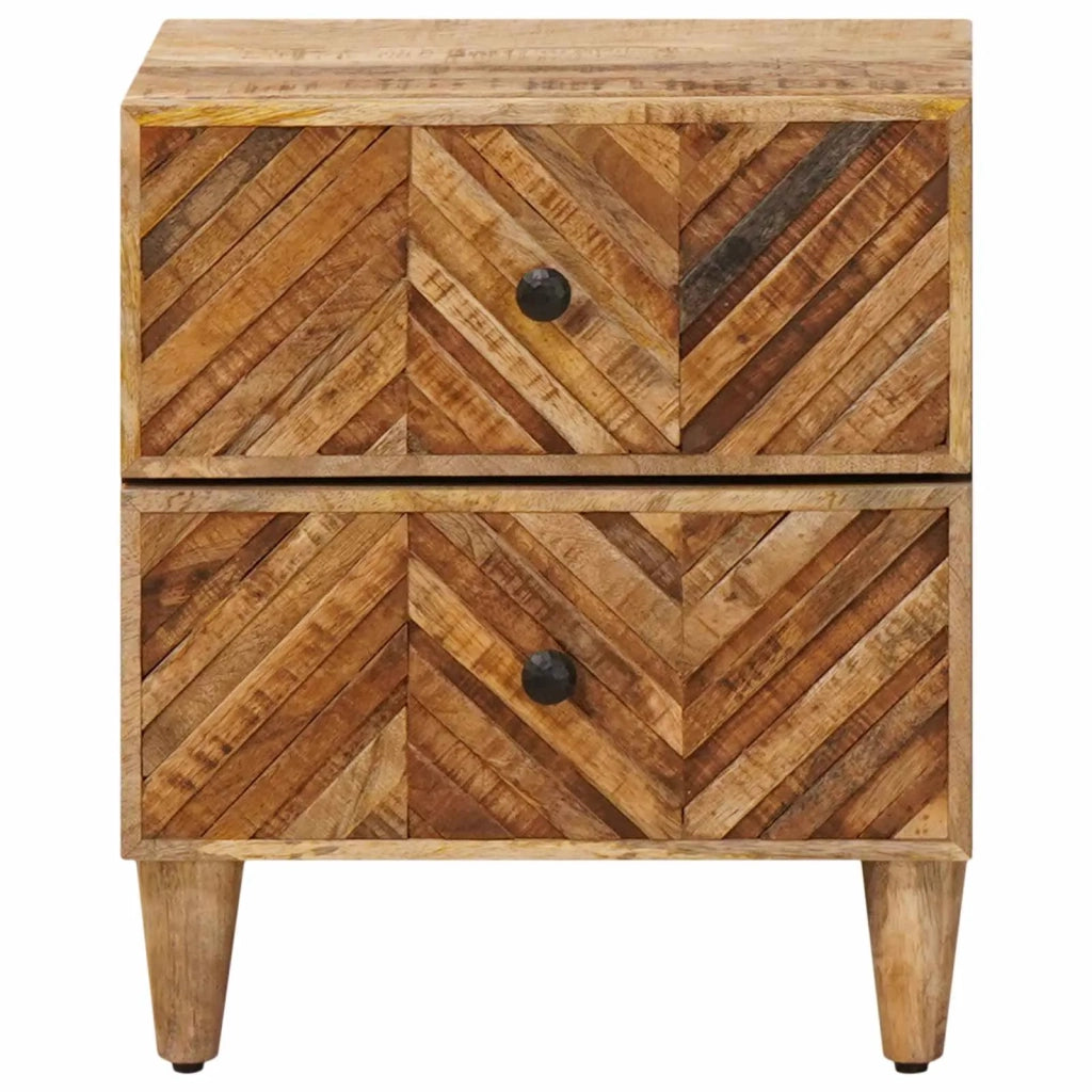 Comodino con cassetto 2 pcs Marrone 40 x 33,5 x 46 cm 4018915