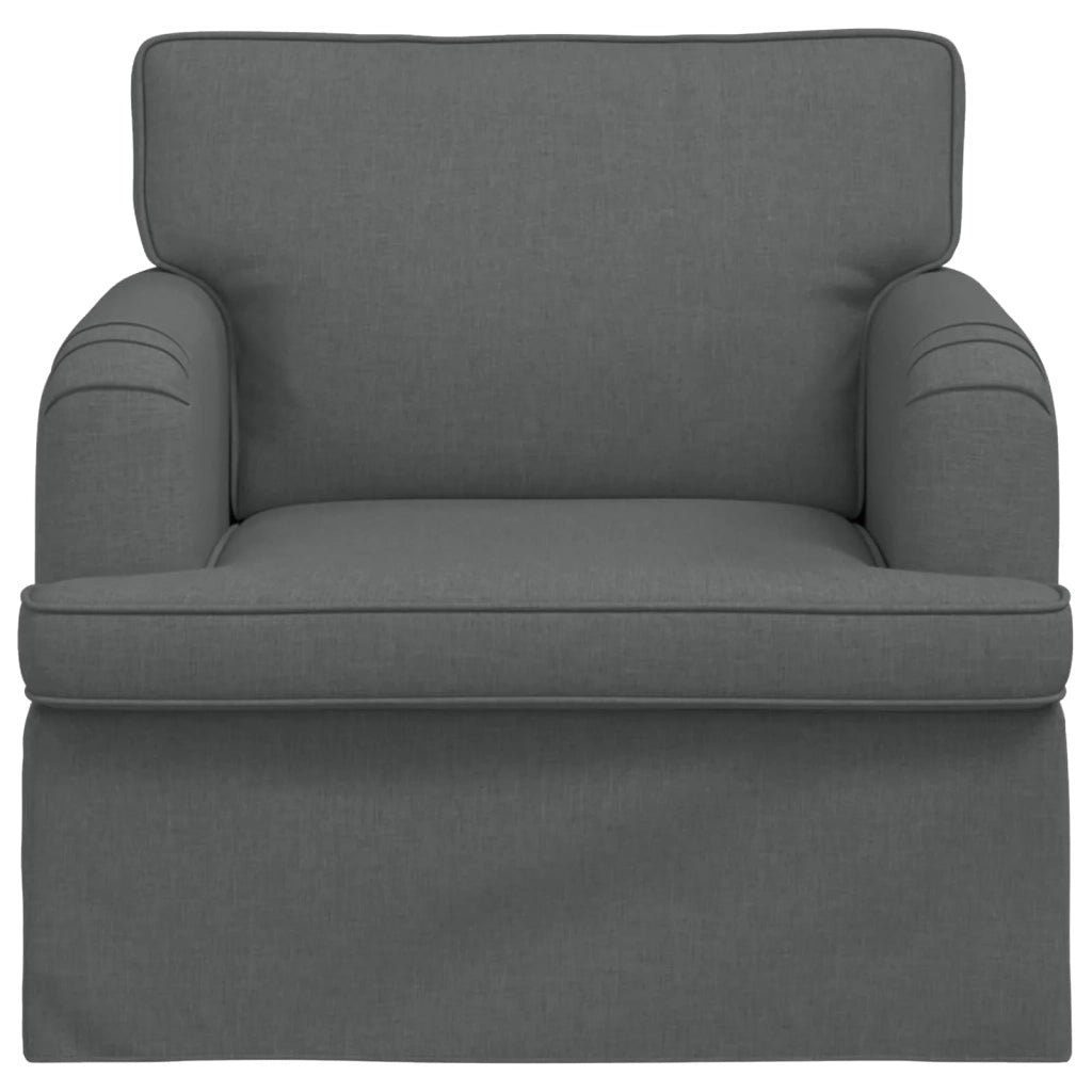 Divano Grigio scuro 84 x 80 x 85 cm Tessuto 42024477