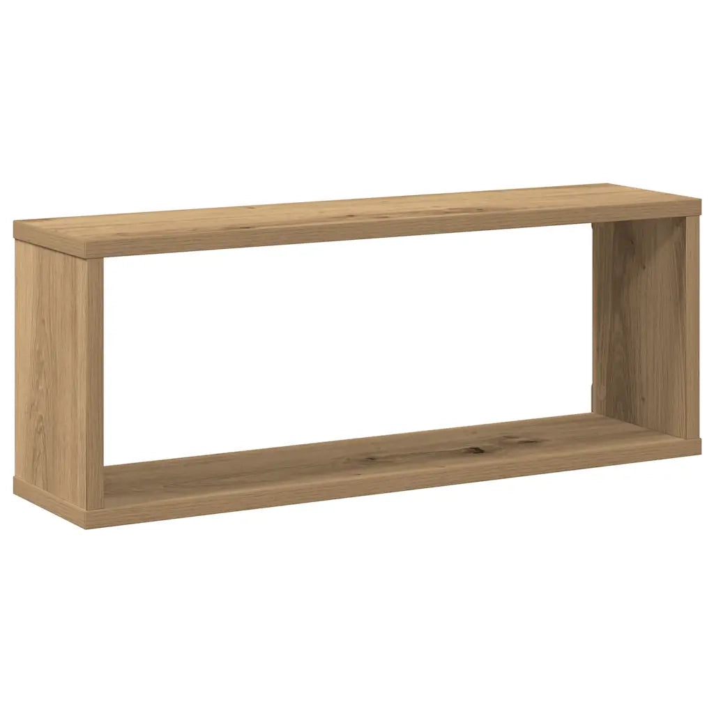 Mensole Parete a Cubo 2 pz Artigianale 30x15x30 cm Truciolato 856589