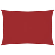 Parasole a vela | Telo Ombra | Vela da ombra Oxford Rettangolare 3x5 m Rosso