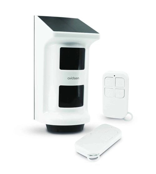 ALLARME AUTONOMO CON PANNELLO SOLARE, SIRENA DA 110 DBA, 2 TELECOMANDI