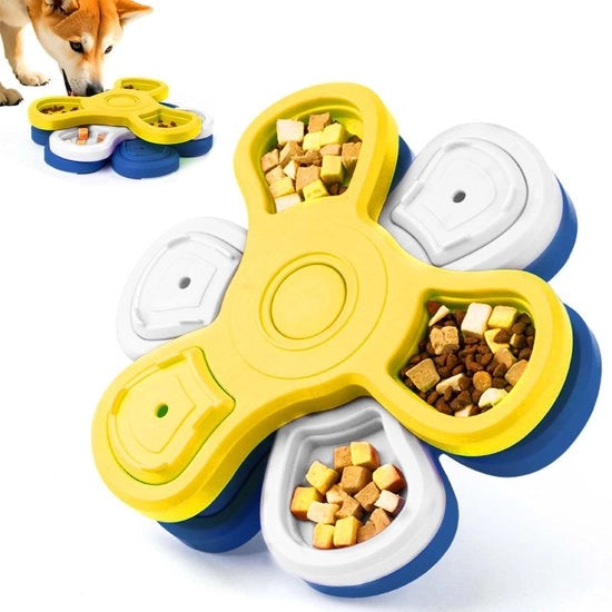 Ciotola interattiva per cani con design a labirinto a tre piani - Antiscivolo - Sicura per l'alimentazione - Adatta per cibo secco e umido - Facile da pulire - Ciotola per cibo cani