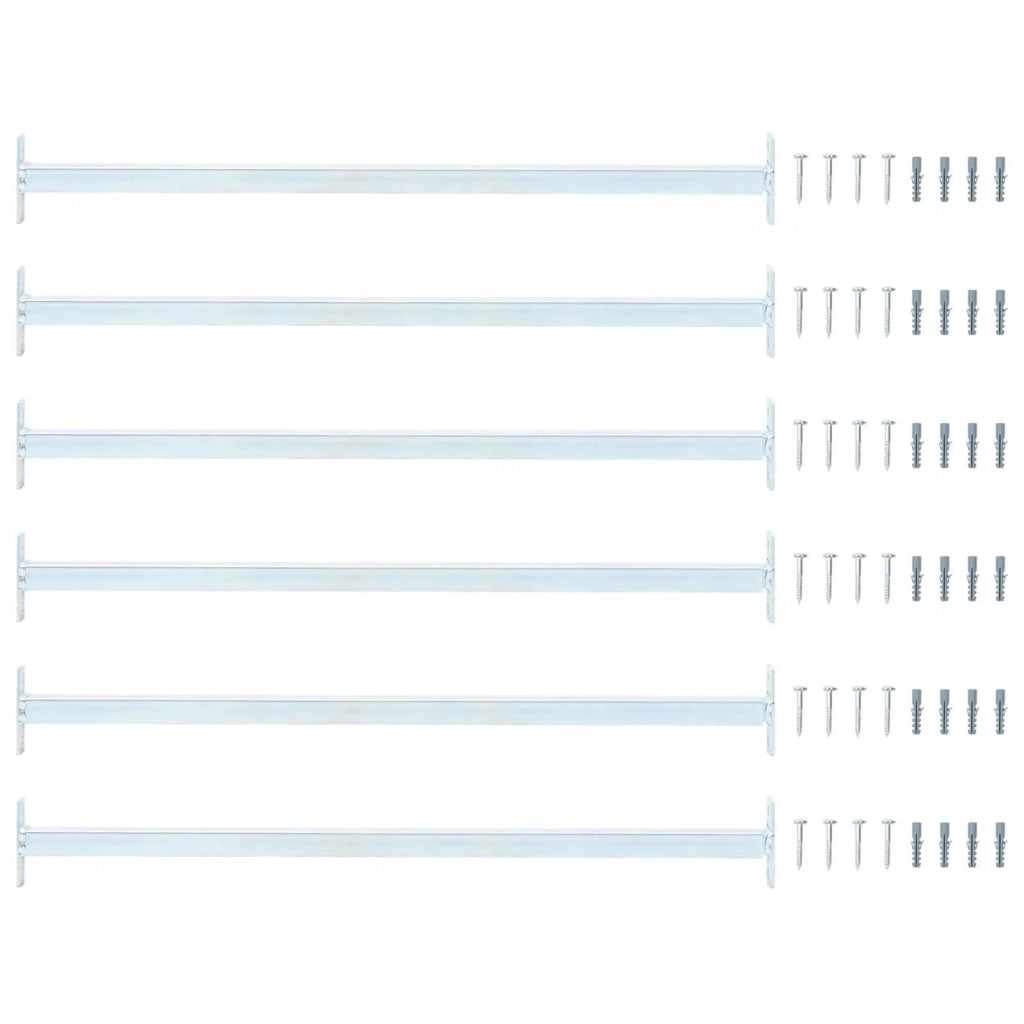 Barra di Sicurezza Regolabile per Finestra 6 pcs Argento 42028275