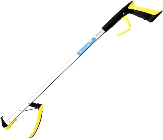 Aiutogomito 82 cm - Punta Antiscivolo - Manubrio per Anziani - Punto Magnetico - Impugnatura Comoda - Disegno Leggero