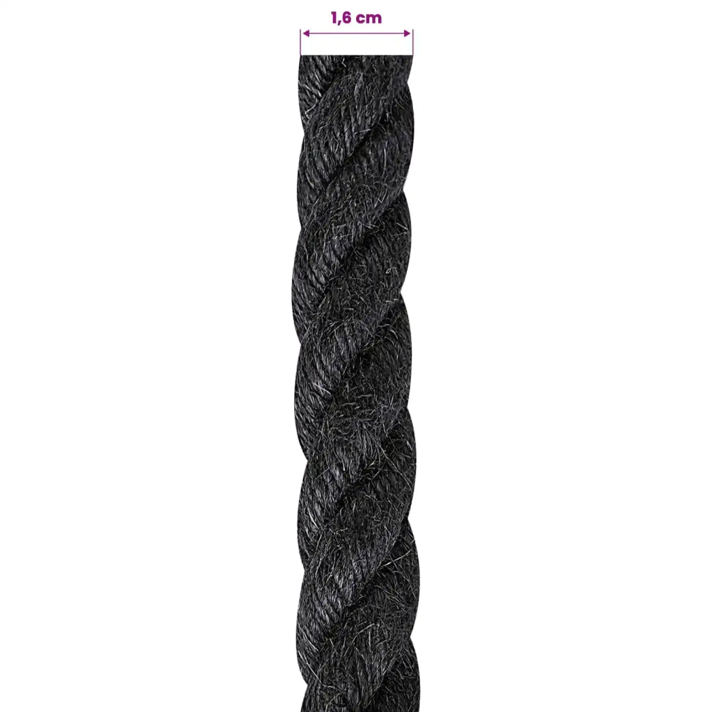 Corda | Fune di Juta 16 Nero 100% juta Tossa