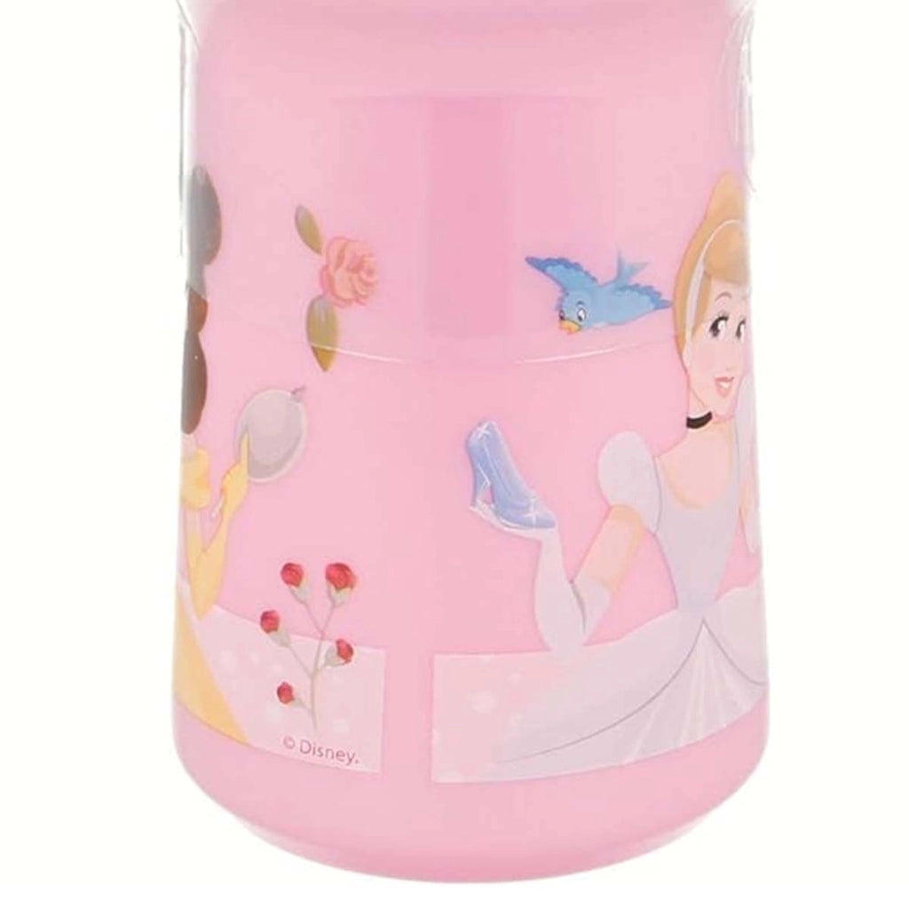 Borraccia 310ml per Bambini con Beccuccio in Plastica senza BPA Rosa chiaro Princess