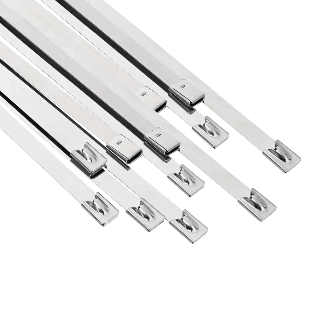 Fascetta per Cavi 12 pz 7,9 x 200 mm Argento 42029352